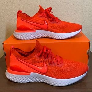 🛑SOLD. 🔥Nike epic react flyknit 2.Chile Red